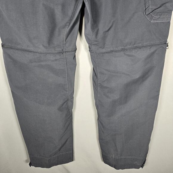 Kuhl Liberator Convertible Pants Mens 36x32 Stealth Zip Off Hiking Nylon Gray - Picture 11 of 11